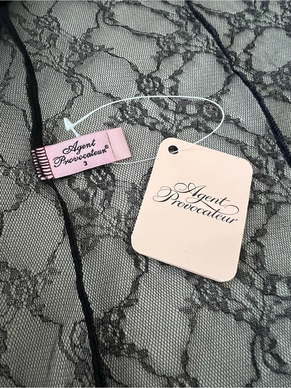 Agent Provocateur Laretta Gown in Black - Picture 13 of 16
